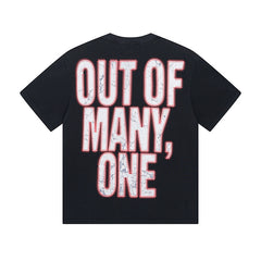 Black Street Vintage Washed T-Shirt (Crafted Print) 1003