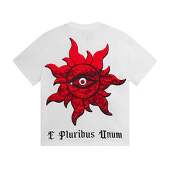 White Street Vintage Washed T-Shirt (Crafted Print) 3051