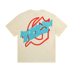 Beige Street Vintage Washed T-Shirt (Crafted Print) 3052