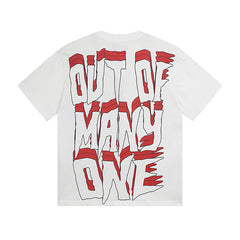 White Street Vintage Washed T-Shirt (Crafted Print) 3087