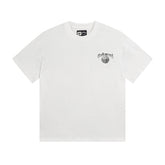 White Street Vintage Washed T-Shirt (Crafted Print) 3093