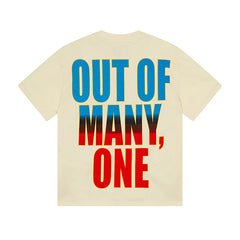 Beige Street Vintage Washed T-Shirt (Crafted Print) 3170