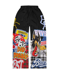 Bravest Studios Patchwork Baggy Sweatpants Black