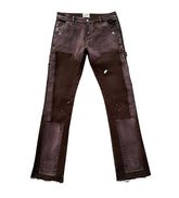 Triple Sevens Flared Denim Brown