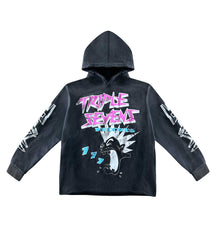 Triple Sevens Rockstar Hoodie Grey