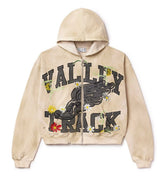 Vale Forever Bone Garden Zip Up Hoodie