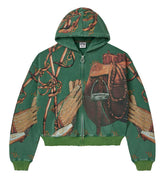 Vale Forever Heritage Zip Up Hoodie Green