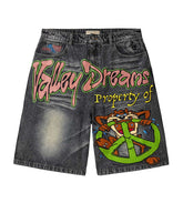 Vale Forever Taz Jean Shorts Black