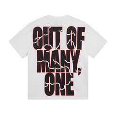 White Street Vintage Washed T-Shirt (Crafted Print) 3012