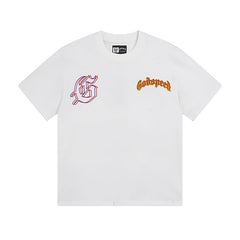 White Street Vintage Washed T-Shirt (Crafted Print) 3018