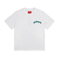 White & Beige Street Vintage Washed T-Shirt (Crafted Print) 3020