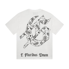 White Street Vintage Washed T-Shirt (Crafted Print) 3029