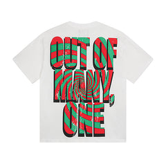 White Street Vintage Washed T-Shirt (Crafted Print) 3030