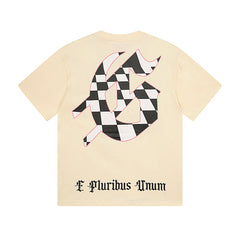 Beige Street Vintage Washed T-Shirt (Crafted Print) 3036