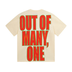 Beige Street Vintage Washed T-Shirt (Crafted Print) 3068