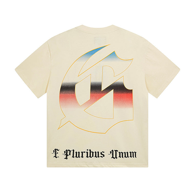 Beige Street Vintage Washed T-Shirt (Crafted Print) 3110