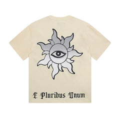 Beige Street Vintage Washed T-Shirt (Crafted Print) 3116