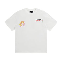 White Street Vintage Washed T-Shirt (Crafted Print) 3136