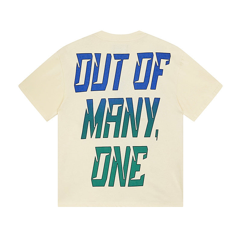 Beige Street Vintage Washed T-Shirt (Crafted Print) 3168