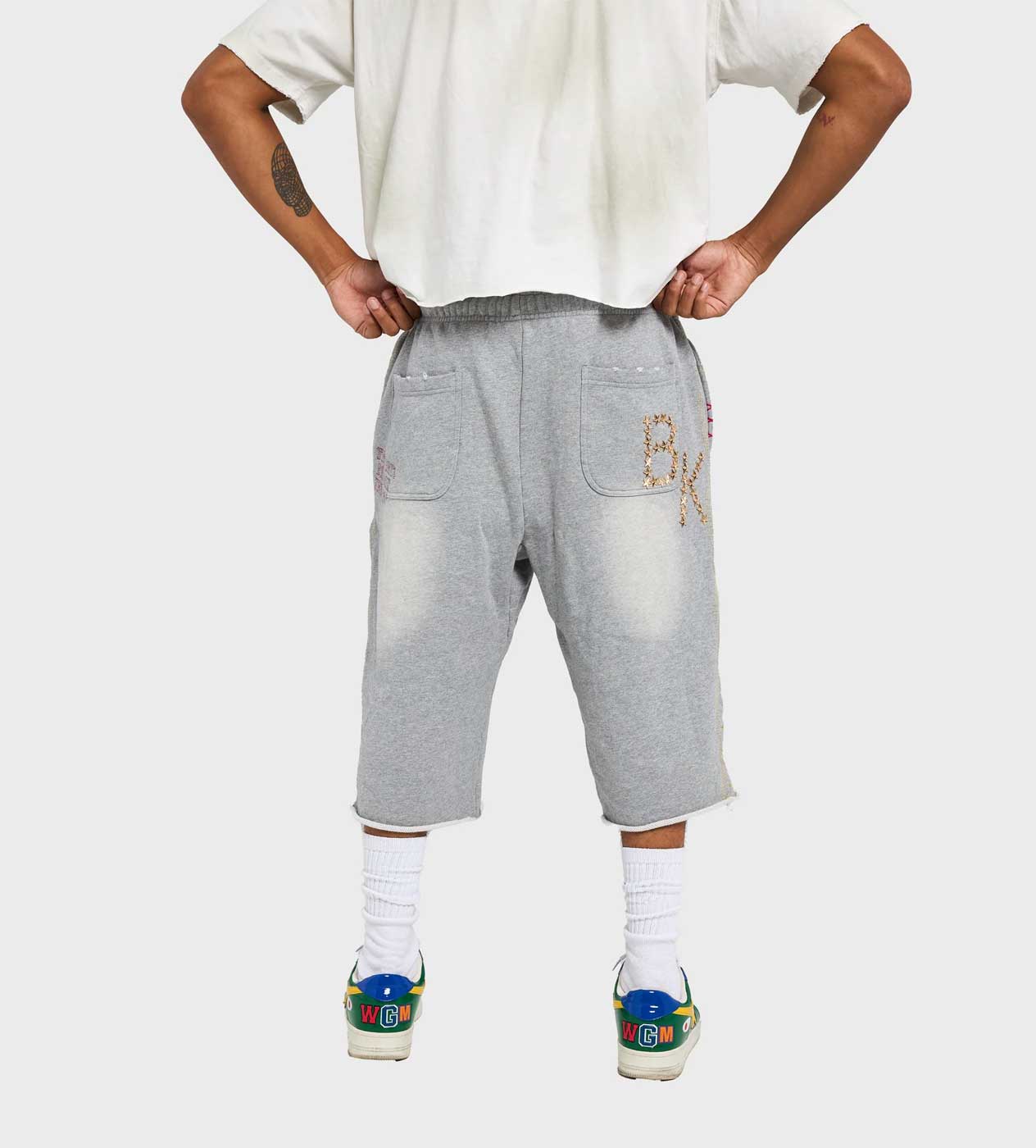 Boredom Kills Collegiate Sweatshorts Grey