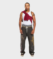 Boredom Kills Denim Sweatpants Grey