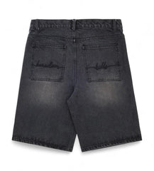 Boredom Kills Pearl Spider Jorts Black