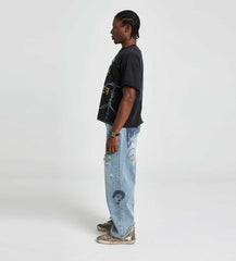 Boredom Kills Scribble Denim Wash
