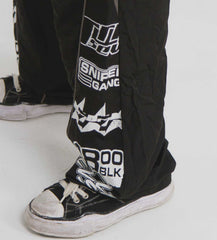 Triple Sevens x Sniper Gang Tracksuit Pants Black