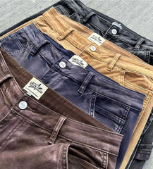 Triple Sevens Flared Denim Black