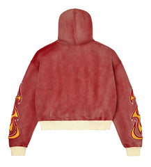 Vale Forever Chimera Zip Up Hoodie Red