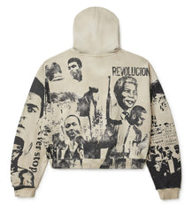 Vale Forever Monument Zip Up Hoodie Tan